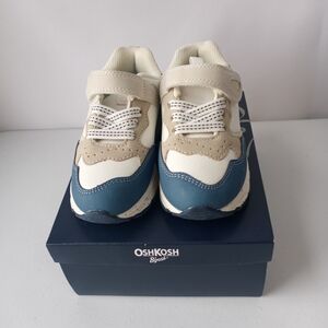 OshKosh B’gosh Toddler 10M Hudson-B Blue White Sneakers